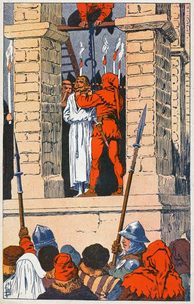 Hängning av Enguerrand de Marigny av Louis Charles Bombled