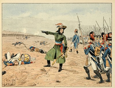 Illustration hämtad från boken "The Heros of the Siecle", anekdotiska reciter av Dick de Lonlay och illustrerad av Louis Bombled (1862-1927) av Louis Charles Bombled