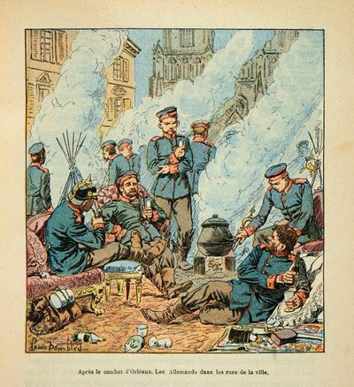 The Army of the Loire av Eugene Sergent, dit Grenest, illustrerad av Louis Bombled (1862-1927) (fransk-tyska kriget; kampanj 1870-1871): av Louis Charles Bombled