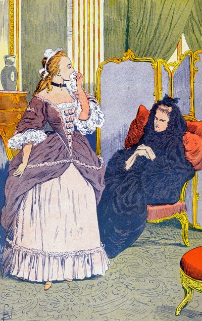 Fru av Luxemburg och prinsessan av Robecq av Louis Charles Bombled