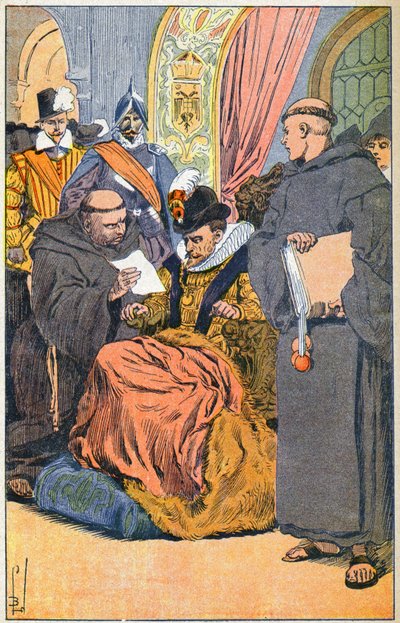 Filip II av Spanien och jesviterna av Louis Charles Bombled