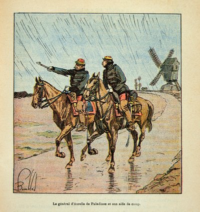 The Armee of the Loire av Eugene Sergeant, känd som Grenest, illustrerad av Louis Bombled (1862-1927) (Frankisk-tyska kriget; kampanj 1870 -1871): General d