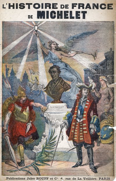 Frankrikes historia, av Michelet, ca 1900 (illustration) av Louis Charles Bombled