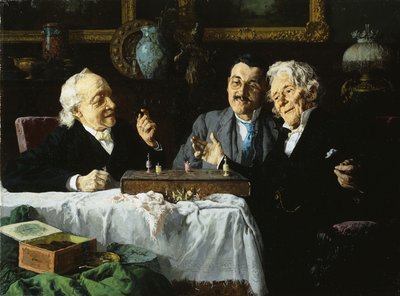 Schackspel av Louis Charles Moeller