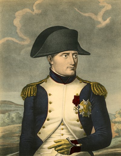 Napoleon den store, fransmännens kejsare, kung av Italien, c1806, 1921. av Louis Charles Ruotte