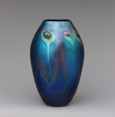 Vas, ca 1900 (favrilglas) av Louis Comfort Tiffany