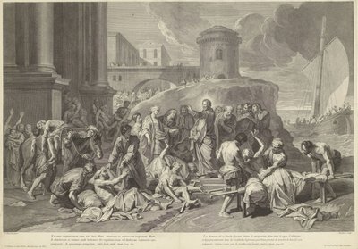 Kristus botar de sjuka av Louis Desplaces