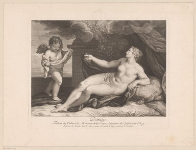Jupiter och Danaë av Louis Desplaces