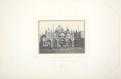 Markuskyrkan i Venedig av Louis Désiré Blanquart Evrard