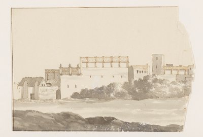 Klooster te Biseglia Resor i Italien, Sicilien och Malta - 1778 (serietitel) av Louis Ducros