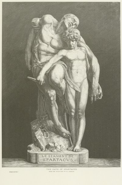 Spartacus ed av Louis Ernest Barrias