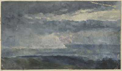 Oljestudie (moln) av Louis Eysen