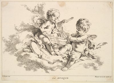 Musik. av Louis Felix de la Rue
