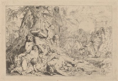 Silenusmarschen av Louis Felix de la Rue