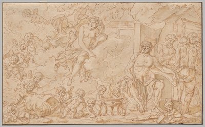 Venus vid Vulcans smedja av Louis Felix de la Rue