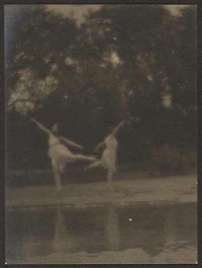 Dansare i en trädgård av Louis Fleckenstein