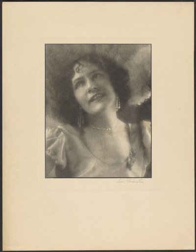 Porträtt - F. B. av Louis Fleckenstein
