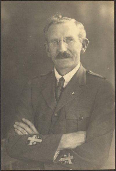 [Porträtt av en militärpräst] av Louis Fleckenstein