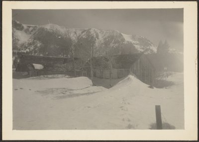 [Vinterlandskap] av Louis Fleckenstein