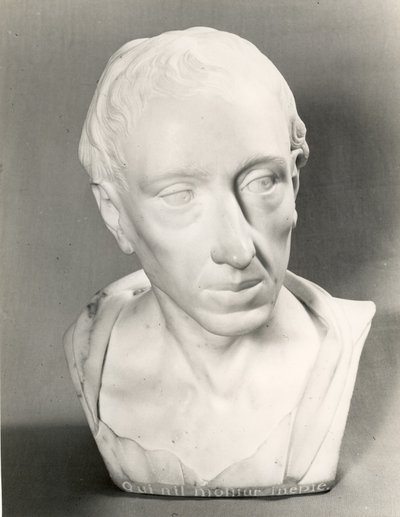 Byst av Alexander Pope (marmor) av Louis Francois Roubillac