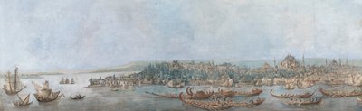 Panorama över Sarayburnu, sent 1700-tal. av Louis Francois Cassas