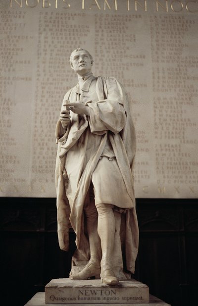 Sir Isaac Newton (1642-1727) (marmor) av Louis Francois Roubillac