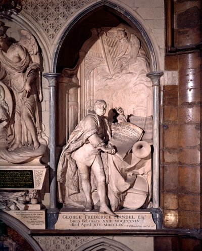 George Frederic Handel monument, Westminster Abbey av Louis Francois Roubilliac
