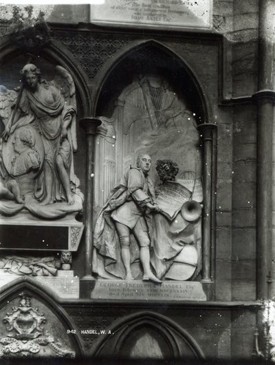 Monument för Händel, 1762 av Louis Francois Roubilliac