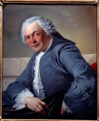 Porträtt av Mr. Tolozan. Målning av Louis Gabriel Blanchet (1701-1772) av Louis Gabriel Blanchet