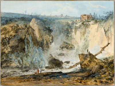 Vattenfall av Louis Gabriel Moreau
