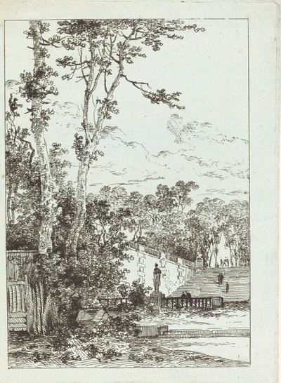 Övergiven park av Louis Gabriel Moreau the Elder