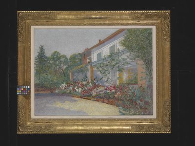 Villa In The Midi, okänt datum (olja på duk) av Louis Gaidan