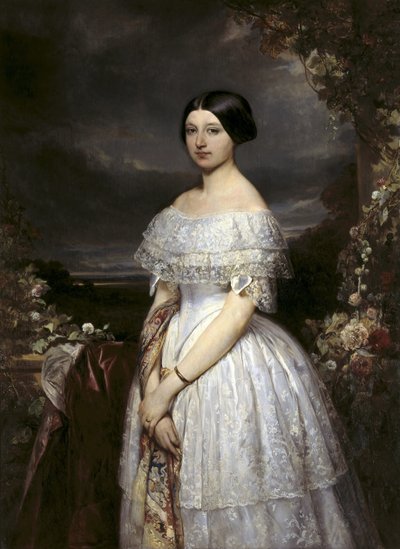 Porträtt av viscountess de Biolley av Louis Galnav