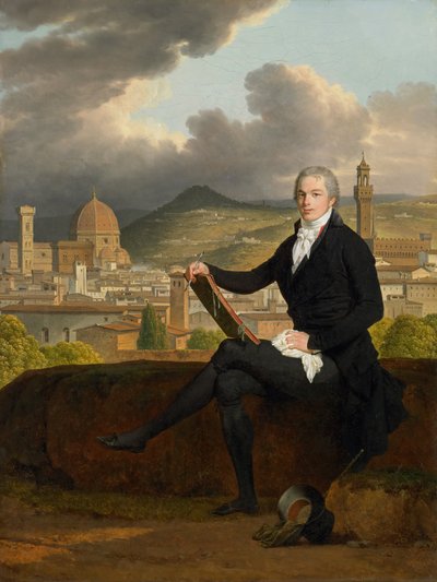 Porträtt av Dr. Thomas Penrose (1769-1851) av Louis Gauffier