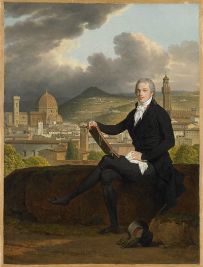 Porträtt av Dr Thomas Penrose, 1798 av Louis Gauffier