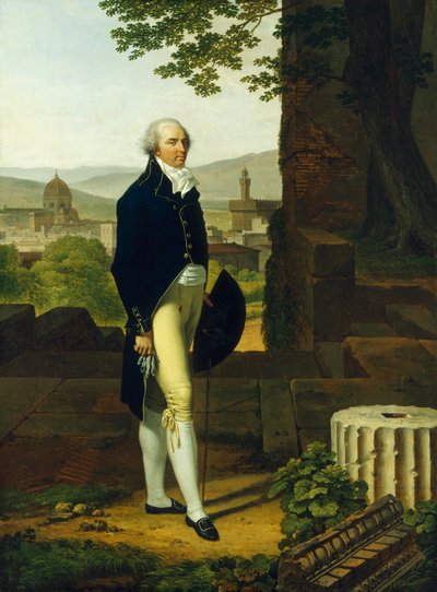 Porträtt av Sir Godfrey Vassall Webster Bt, 1794 av Louis Gauffier