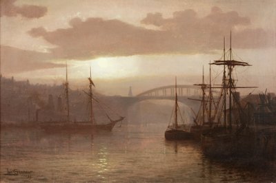 Sunderland Harbour, 1899 av Louis Grimshaw