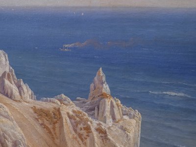 Klipporna vid Møns Klint av Louis Gurlitt