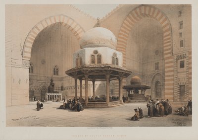 Egypten och Nubien, volym III, nr 8: Sultan Hassans moské, Kairo av Louis Haghe