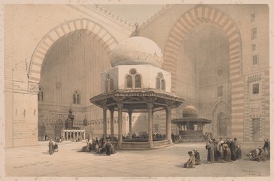 Egypten och Nubien: Volym III - nr 8, Sultan Hassans moské, Kairo, 1838. av Louis Haghe