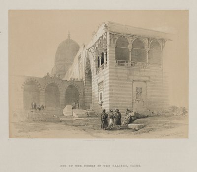 Egypten och Nubien, Volym III: En av Khalifernas gravar, Kairo av Louis Haghe