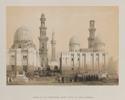 Egypten och Nubien, volym III: Memlooks grav, Kairo av Louis Haghe