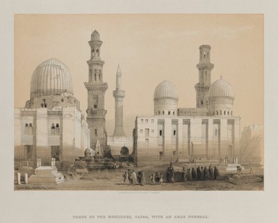 Egypten och Nubien, volym III: Memlooks grav, Kairo, 1849. av Louis Haghe