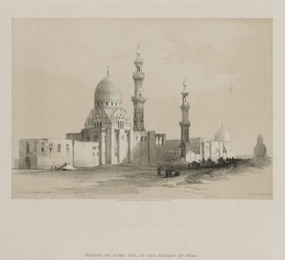Egypten och Nubien, volym III: Kalifernas gravar-Kairo. Moskén i Ayed Be[y] av Louis Haghe