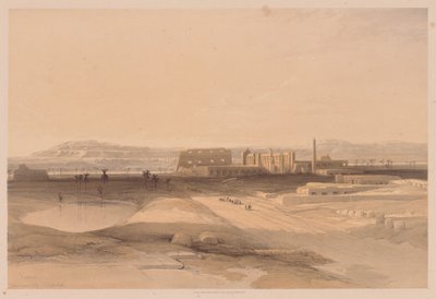 Egypten och Nubien: Volym II - nr 32, Karnak av Louis Haghe