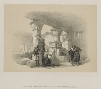 Egypten och Nubien, volym II: Dayr-El-Medeeneh, Thebe, 1848. av Louis Haghe