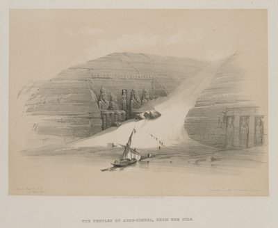 Egypten och Nubien, volym II: Utgrävda tempel i Abu Simbel, Nubien av Louis Haghe