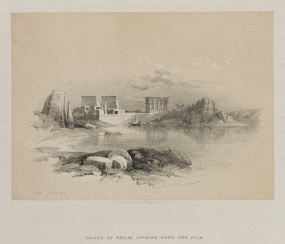Egypten och Nubien, volym II: Philae av Louis Haghe