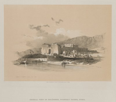 Egypten och Nubien, Volym II: Kababshes tempel, Nubien, 1848. av Louis Haghe