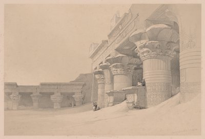 Egypten och Nubien: Volym I - nr 10, Edfou av Louis Haghe